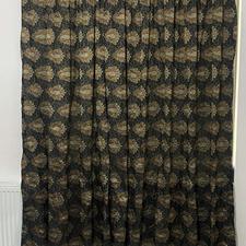 پرده لمه طرحدار..پرده حریر2 عدد