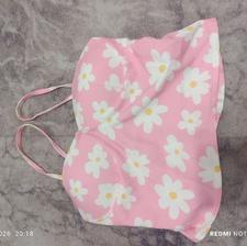 لباس مجلسی تولد دورهمی کراپ و دامن بابونه کاپ دار 36 38 40