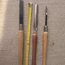 دو عدد مغار خراطی فولاد خشکه آلمان سایز 55 سانت