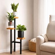 استند گلدان و دکوری چوب فلز مدرن دکوراکتیو