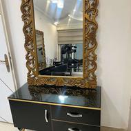 آینه کنسول چوبی