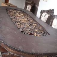 میز ناهار خوری منبت 8 نفره