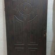 درب اپارتمان چوبی معمولی ابعاد 2مترو8سانت در 98ونیم سانت