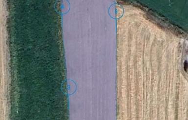 فروش زمین کشاورزی بارانی و بر جاده