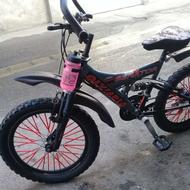 دوچرخه سایز 20 کمک فنردار دنده ای کاملا سالم و مرتب