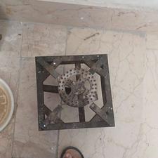 اجاق گاز زمینی پخت وپز دوعدد یکیش خیلی کوچیکه ذغال خوبه