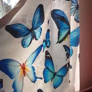 پرده دوخته آماده بامیله پرده