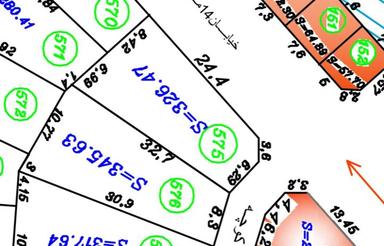 زمین مسکونی 345 متر در شهرک بهداشت