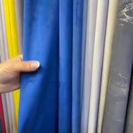 دو پنل پرده مخمل کالیفرنیا آبی نو