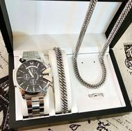 ست ساعت و دستبند و گردنبند