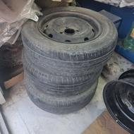 سه حلق ه رینگ دور 14 لاستیک کویر دور 14