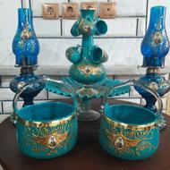 ظروف تزئینی فیروزه ای
