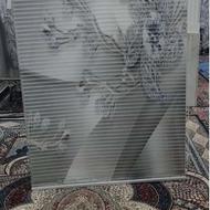 پرده زبرا سالم سالم در حد نو