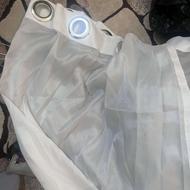 پرده حریر شاین پانچ شده