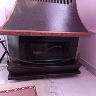 بخاری گازی طرح شومینه