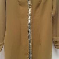 مانتو مشکی کرپ