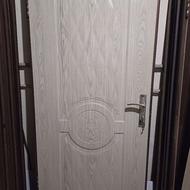 درب ملامینه روکش 4 میل با چهارچوب رنگ استاتیک