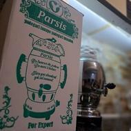 سماور گازی نو و آکبند ضخیم و برنجی