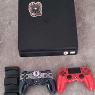 پلی استیشن4slim دو دسته کپی خور