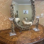 اینه شمعدان روکش نقره