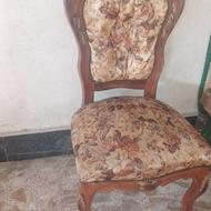 دو عدد صندلی چوبی 