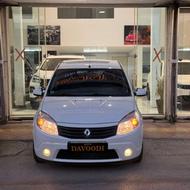 رنو ساندرو 1397 سفید اتومات