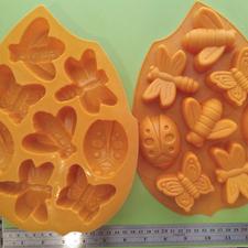 تعداد 7 عدد قالب سیلیکونی نو