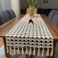 رومیزی قلاببافی ترند با رافیا و کتان اقساطی