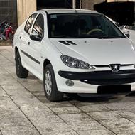 پژو 206 SD (صندوق دار) 1396 سفید