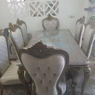 میز غذاخوری 8نفره سلطنتی کاملا سالم
