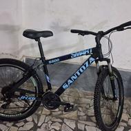 فروش دوچرخه سانتوزا آلومینیوم سایز 26 لوازم شیمانو اصل ژاپن