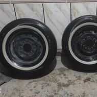 لاستیک مزدا دورسفید سالم