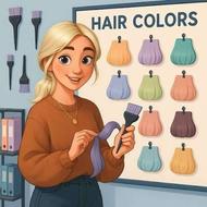 مدل برای رنگ مو