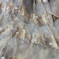 پرده پذیرای حریر ابریشم با میله وسایلشان