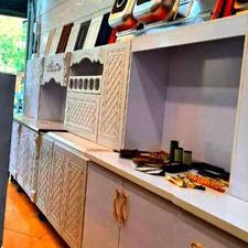 کابینت هایگلاس پودینا