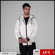 کاپشن مردانه بادگیر سفید