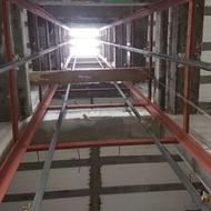 شاسی کشی و آهن کشی چاله آسانسور