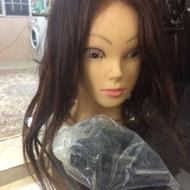 کله مانکن با موهای طبیعی برای رنگ و مش