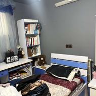 تخت، کنارتختی و کمد لباس کودک ونوجوان