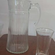 3 دست پارچ و لیوان لومینارک فرانسه