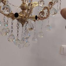 لوستر 5 شعله 5 شاخه نو