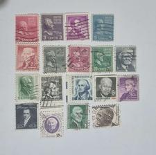 تمبرهای مهر خورده آمریکا