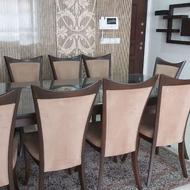 میز و صندلی غذاخوری 10 نفره