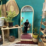 آینه قدی با چوب نراد