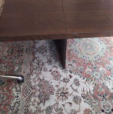 میز مربع چوبی 90 در 90