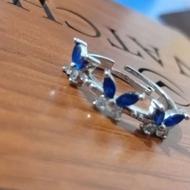 انگشتر پروانه ای ب رنگ سرمه ای