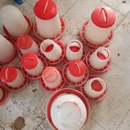 دانخوری و ظرف آب پرنده