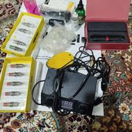 دستگاه تتو بدن نو با تمام تجهیزات