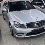 بنز c200 پلاک گذر موقت انزلی