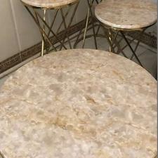 میز عسلی استیل رنگ ثابت